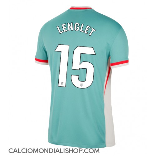 Maglie da calcio Atletico Madrid Clement Lenglet #15 Seconda Maglia 2024-25 Manica Corta